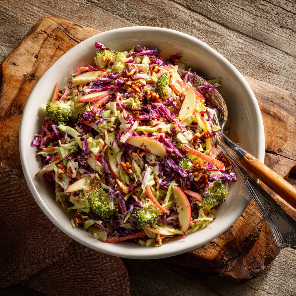 Broccoli Apple Coleslaw Twist