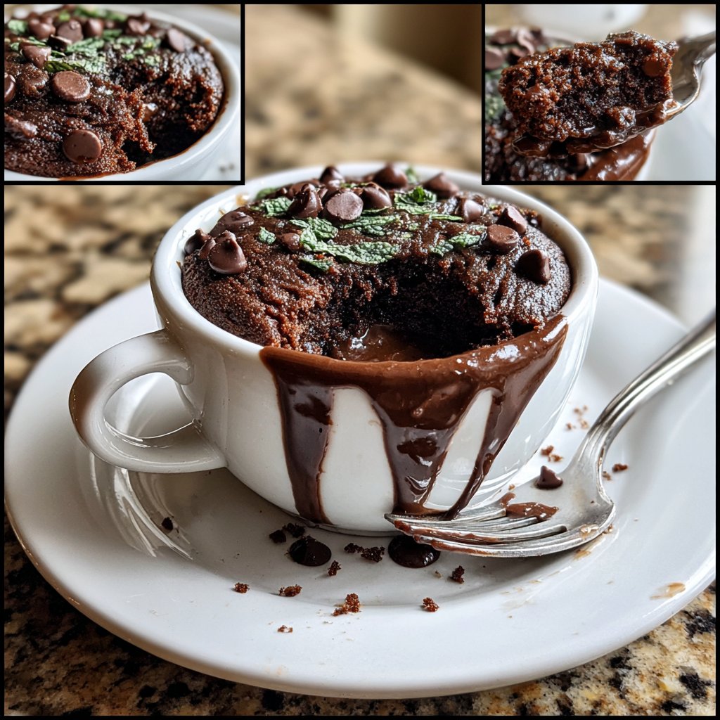 Mint Chocolate Mug Cake