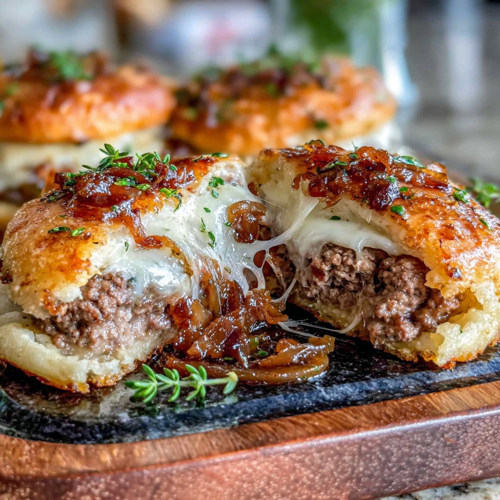 Gourmet Stuffed Hamburger Creations