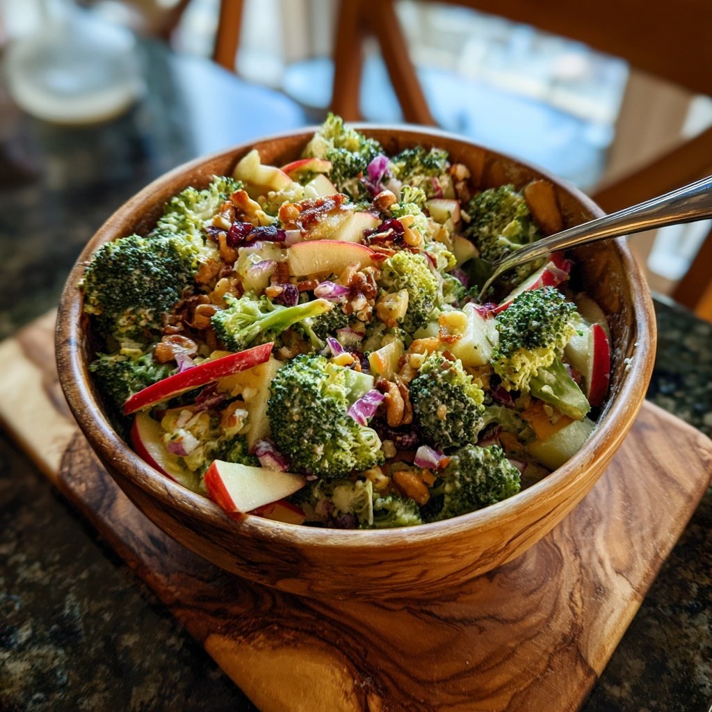 Crunchy Broccoli Apple Salad