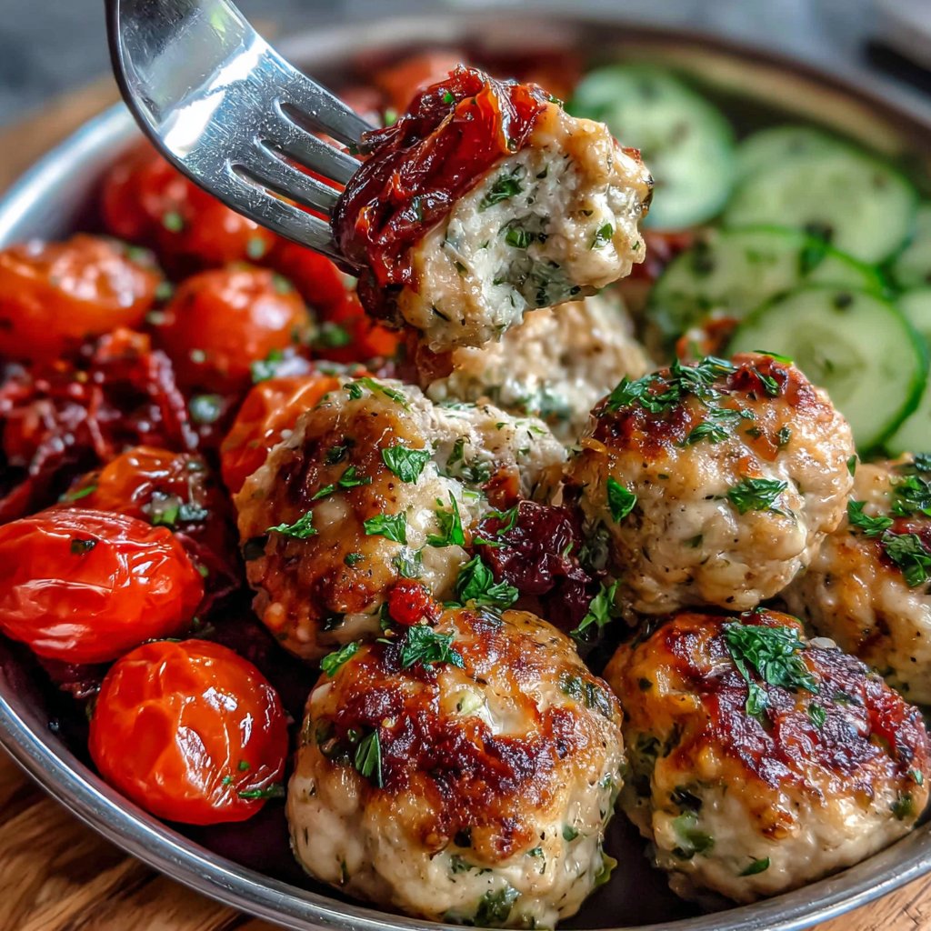 Mediterranean Turkey Meatball Bowl